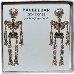 BAUBLEBAR Lazy Bones Sparkling Skeleton‎ Dangle Earrings